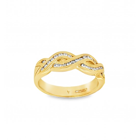 Pre Owned 18ct Diamond Ring ZB170